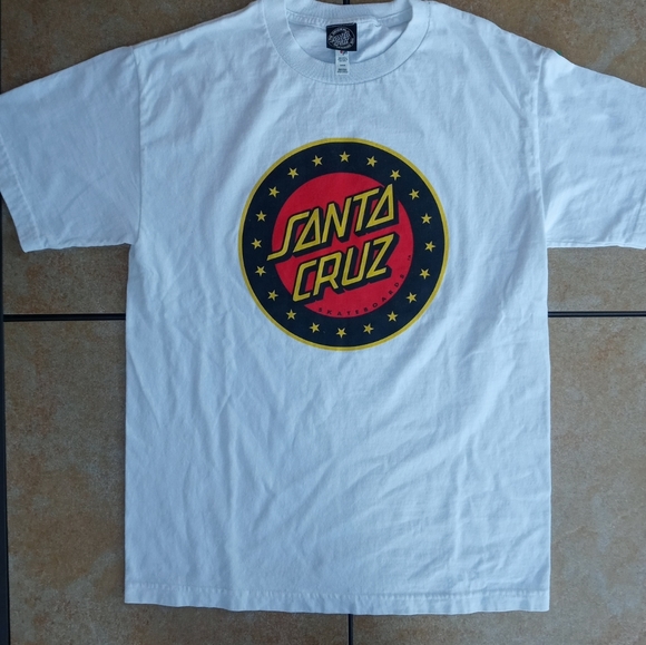 Santa Cruz Skateboards Classic Dot Medium T Shirt - Picture 9 of 9